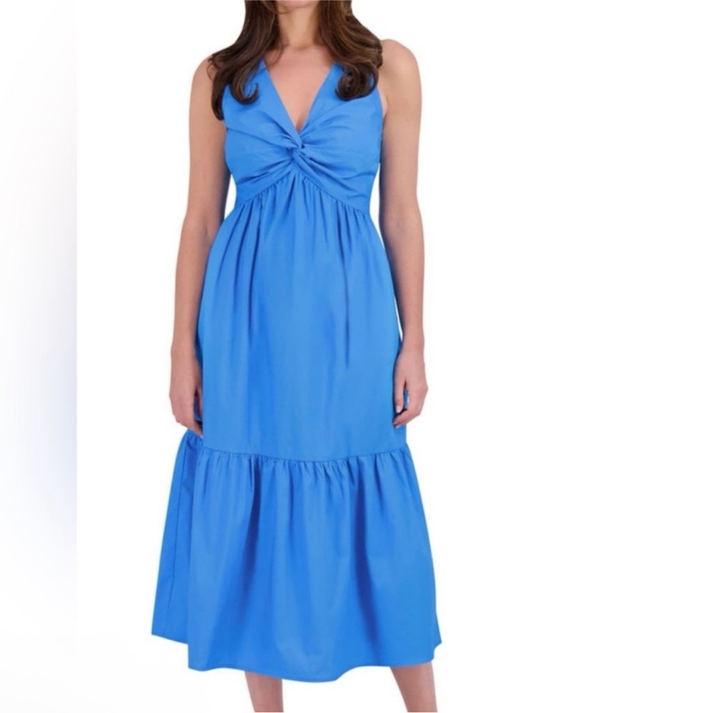 French Connection Blue Midi Dress